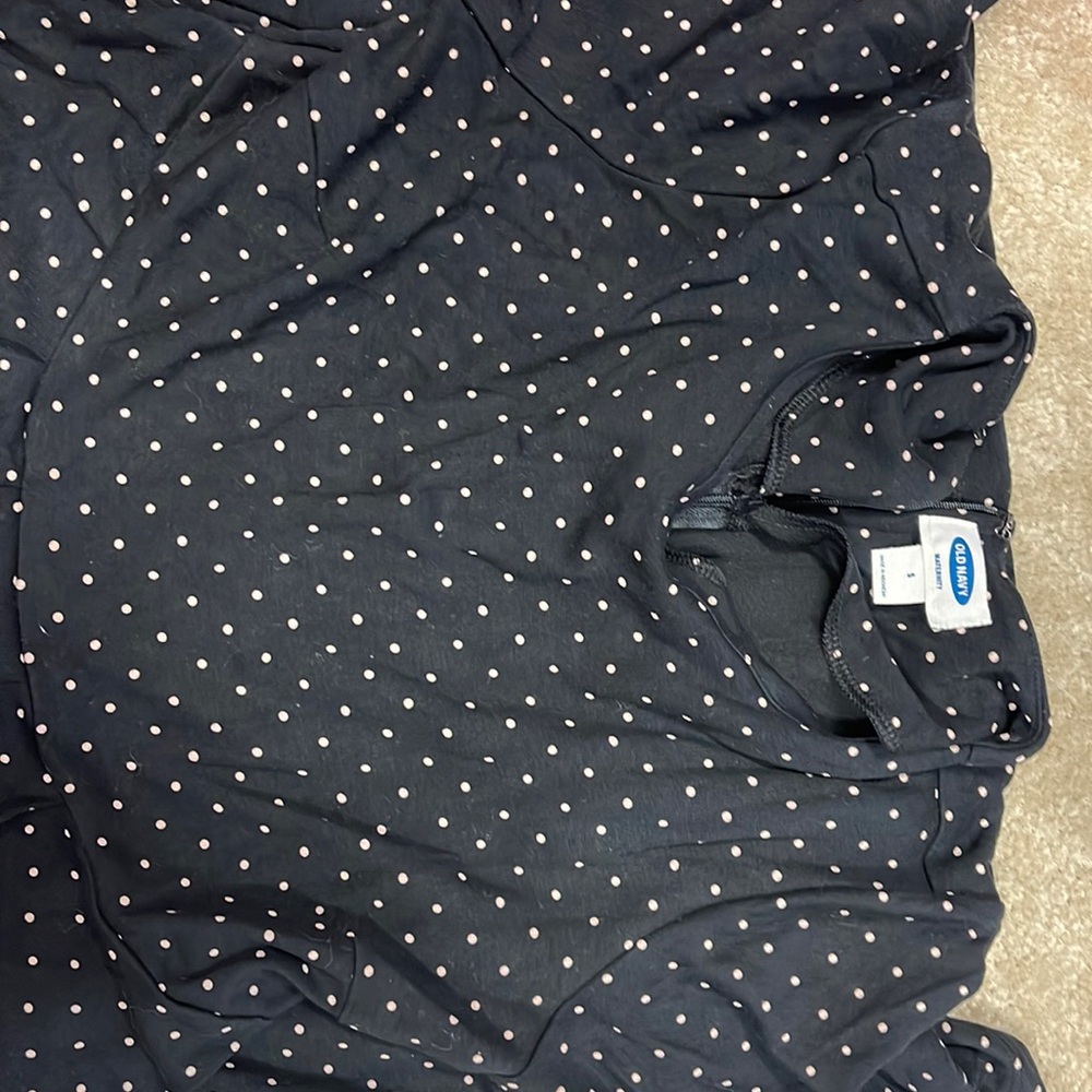 Polkadot maternity dress